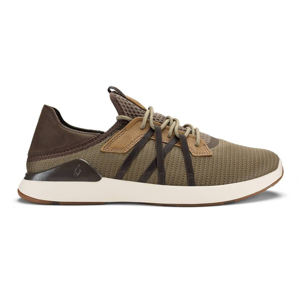 NEW OLUKAI men's mio li everyday sneaker in mustang/ dark java